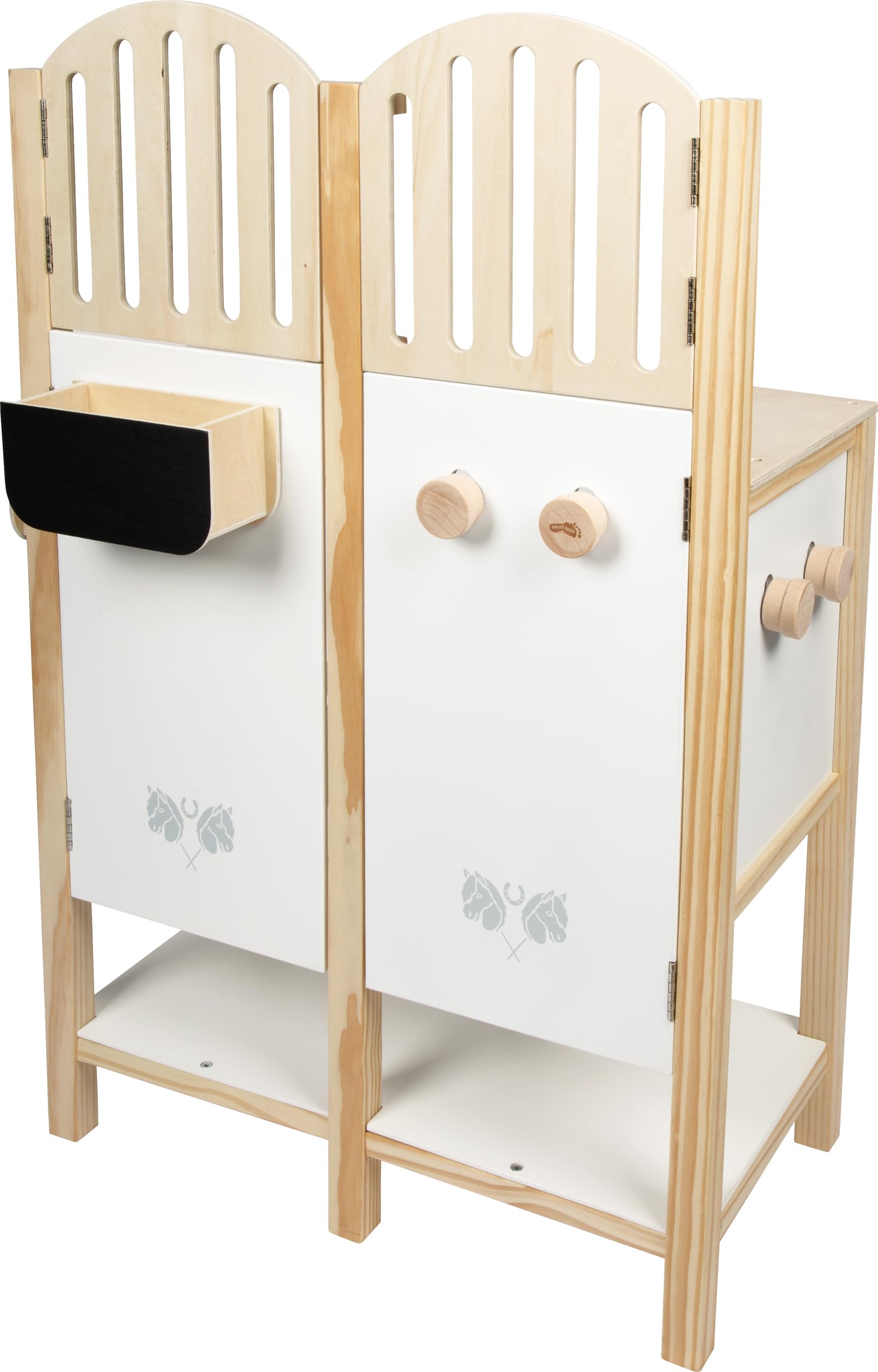 Small Foot Establo para Caballos Hobby, en Madera para Dos Caballos Hobby niños a Partir de 3 años, 12795