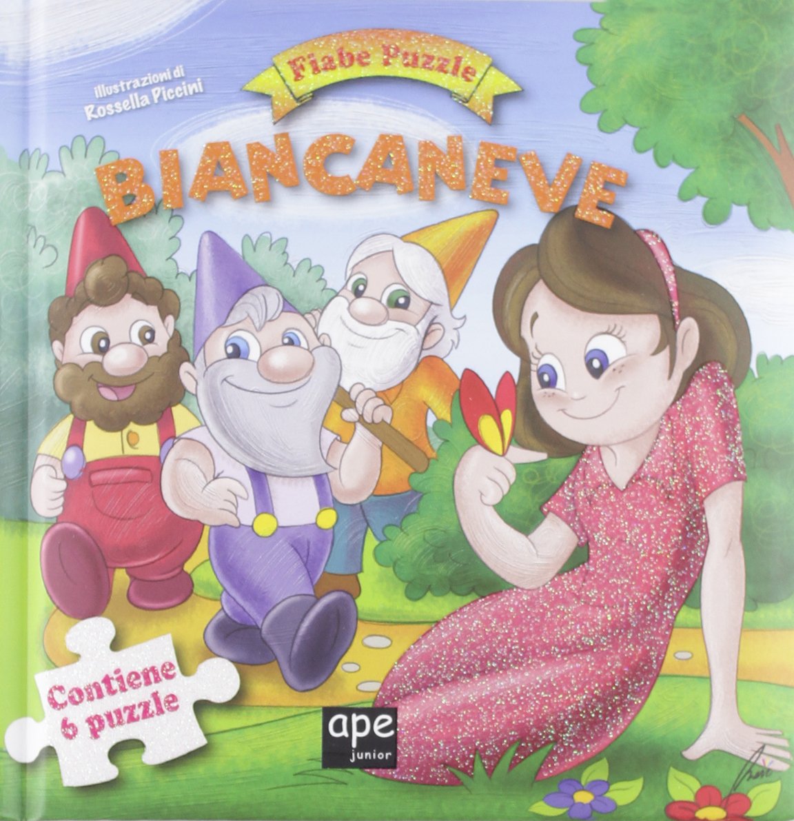 Puzzle Ravensburger Fiabe 10812 – 100 Pezzi XXL – Con Personaggi Delle Filastrocche – 49x36 Cm