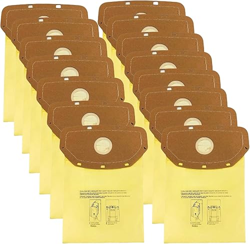 Paquete de 15 bolsas de vacío con cuello sellado AH10232 para Hoover Commercial MPWR 40 V, mochila inalámbrica, aspiradora CH93619, CH93600 Bolsa
