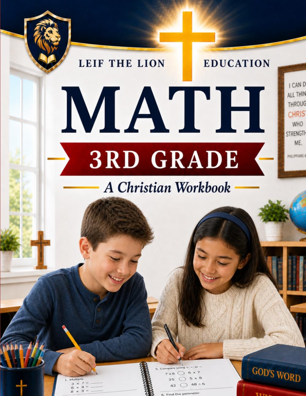 3rd Gade Math: A Christian Homeschool Workbook (Homeschool Math Workbooks)