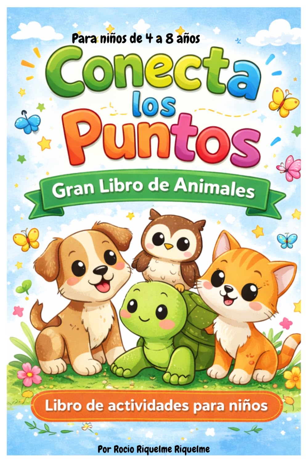 Conecta los Puntos: Gran Libro de Animales