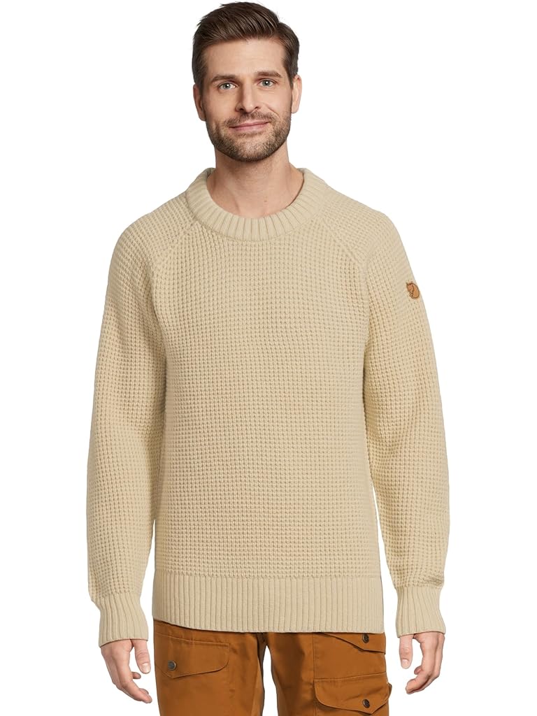 Beige Fjällräven Ovik Waffle Knit