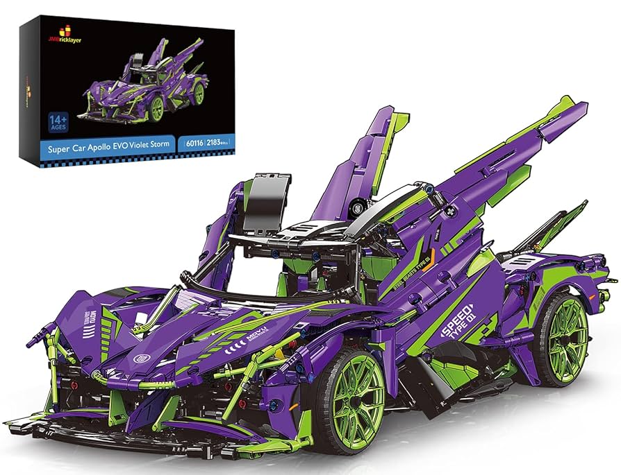 JMBricklayer Sports Car Building Block Set, Creative