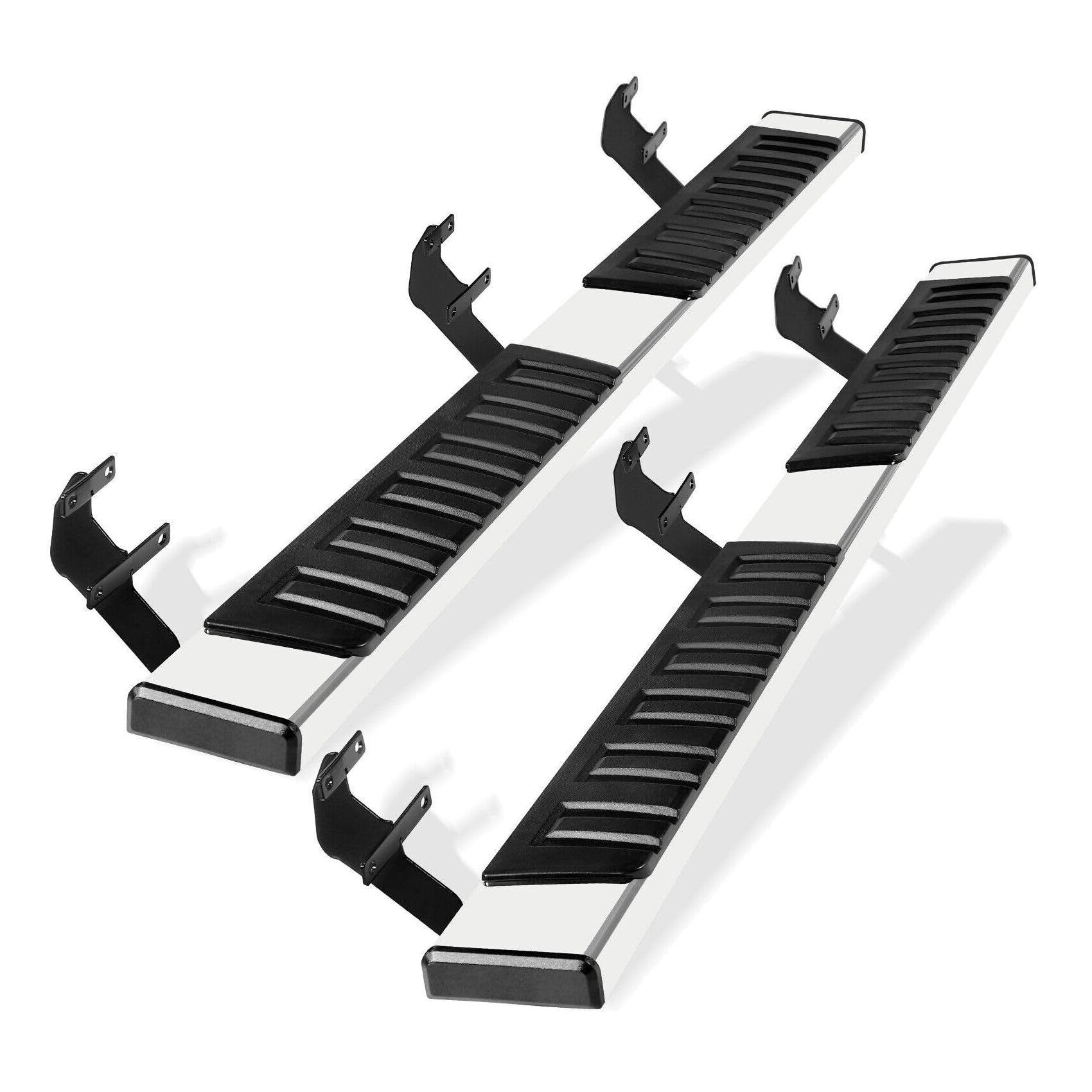 GGDZTMNB for Ford for F150 2015-2023 for F250 SuperDuty 2017-2022 for F350 SuperDuty 2017-2022 Crew Cab 6Ftrunning Board Side Step Bars Mirror