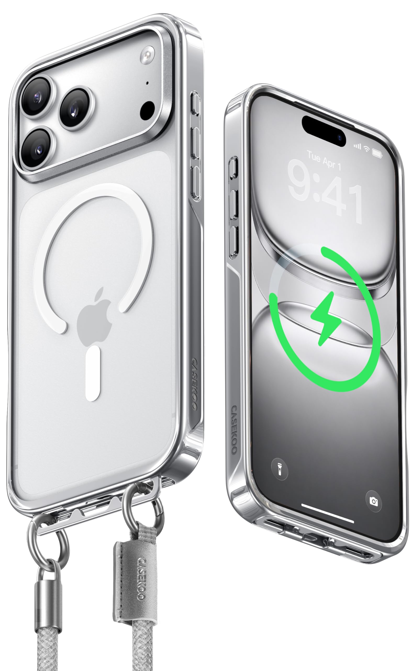 【業界初ストラップ構造・Magsafe対応】CASEKOO iPhone 17…