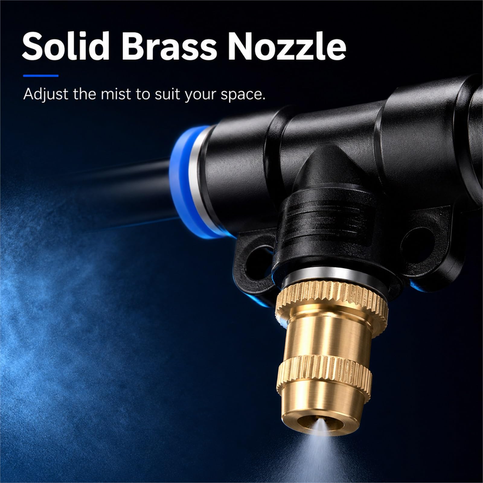 Kit Irrigazione A Goccia,Nebulizzatore per Terrazza Esterno,Sprinkler Irrigazione System,Wear-Resistant,Easy To Install,Suitable for Patios And Potted Plants