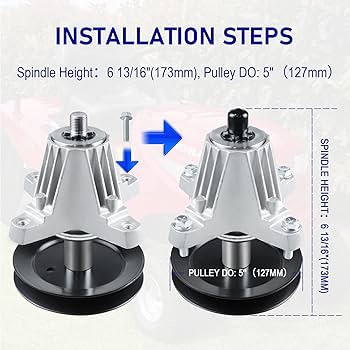 Amazon.com : Youxmoto 50'' Deck Spindle Assembly 618-06980 918