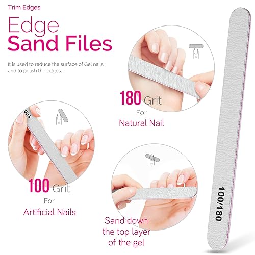 Miniatura 26 de Teenitor - Kit de herramientas para eliminar esmaltes de uñas, Transparente