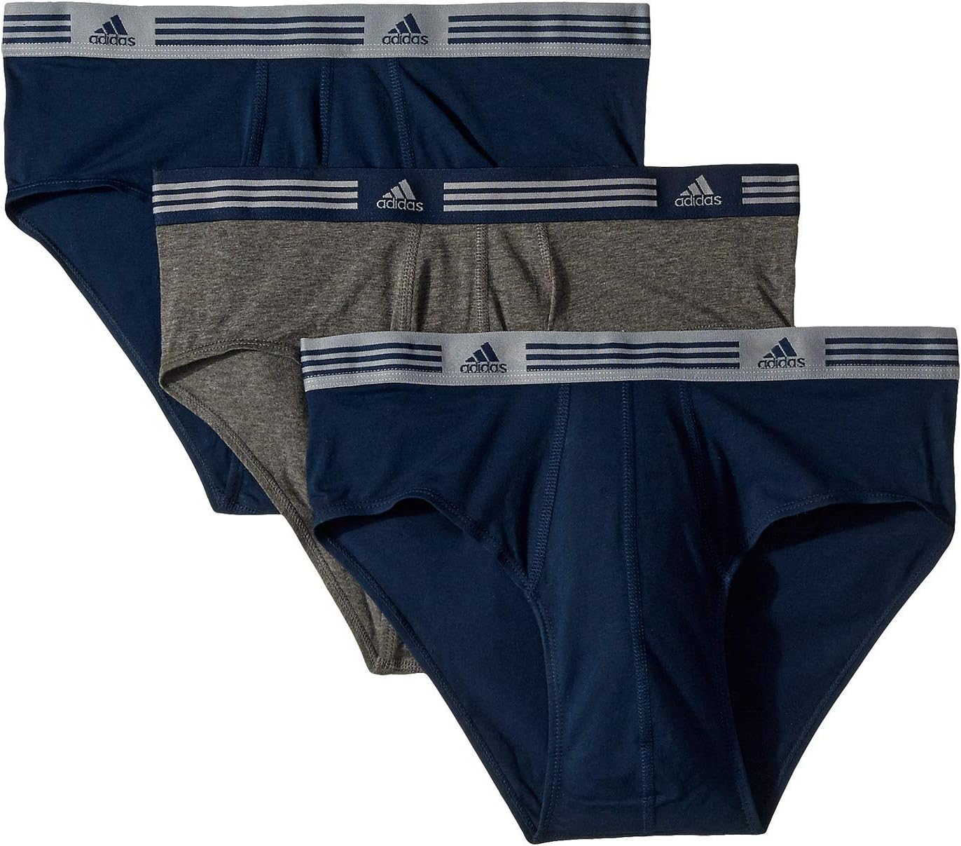 adidas Men's Athletic Stretch Brief (3-Pack)