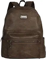 Mochila Feminina Sintético Executiva Golden Fênix Premium 2 Divisórias Moderna Espaçosa Bolsa de Costas