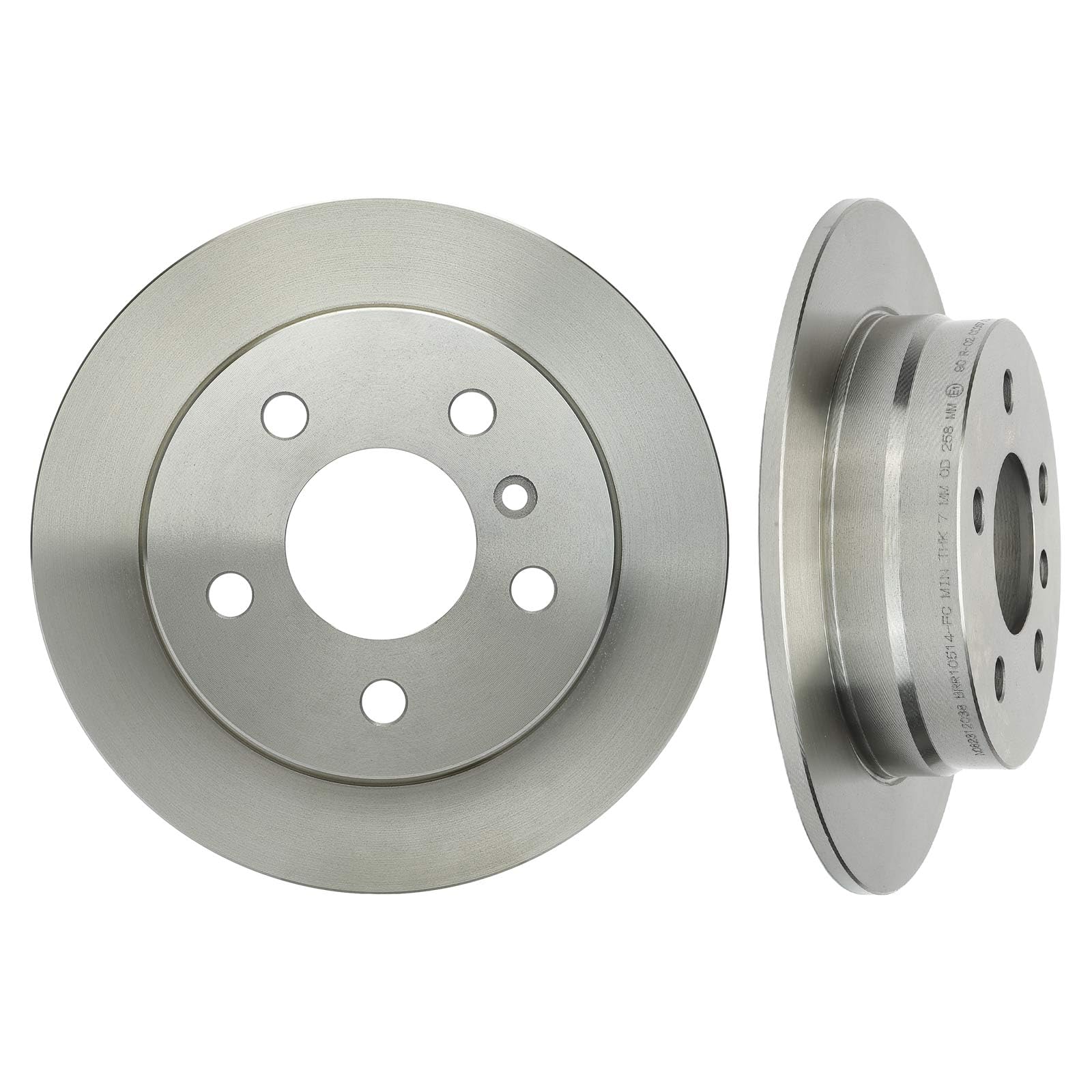 Frankberg 2 discos de freno + 4 pastillas de freno con lubricante de freno trasero izquierdo y derecho. Compatible con Clase A W169 A150-A200 2004-2012 Clase B W245 B150-B200 2005-2011 Replace#