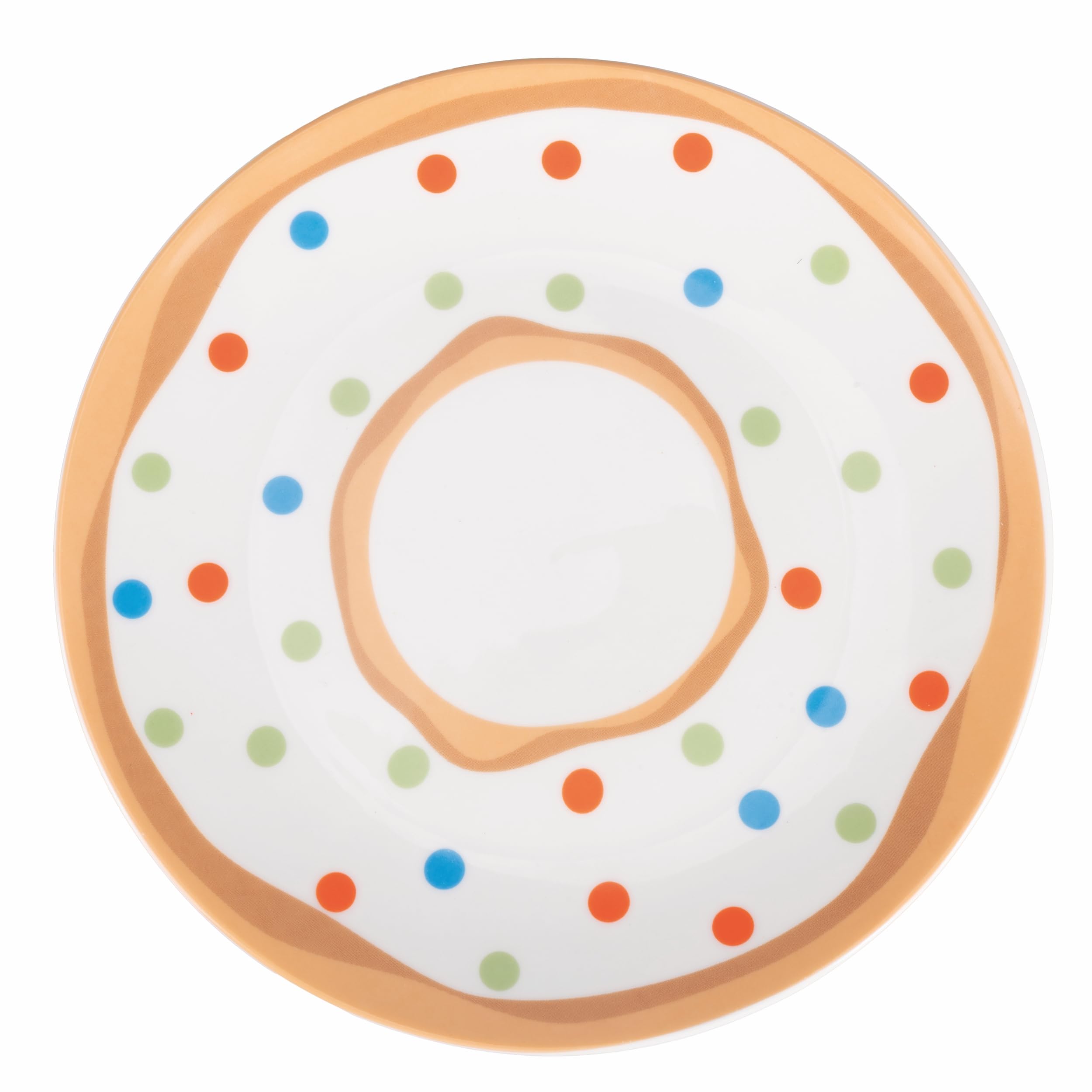 Zestaw 6 porcelanowych talerzy deserowych