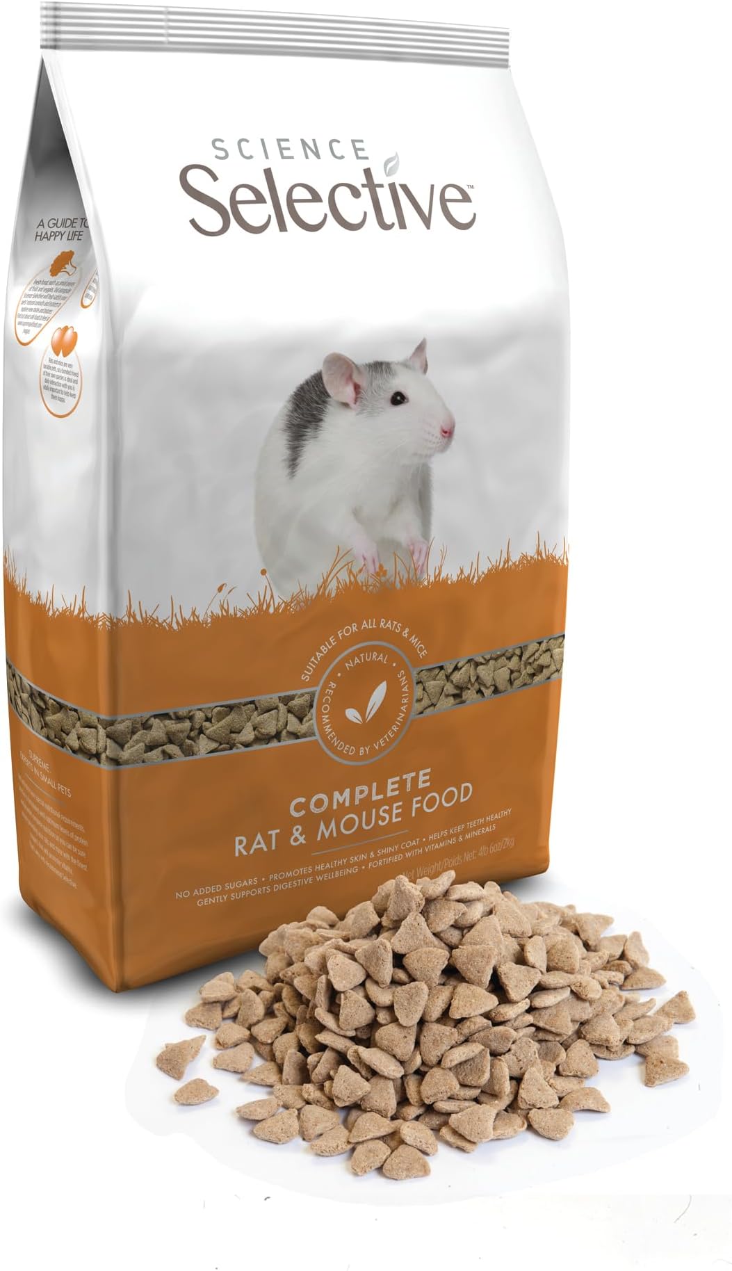 Supreme Petfoods Science Selective Rat Food, 4 Lb 6 Oz, 4.38 Pound (Pack of 1)