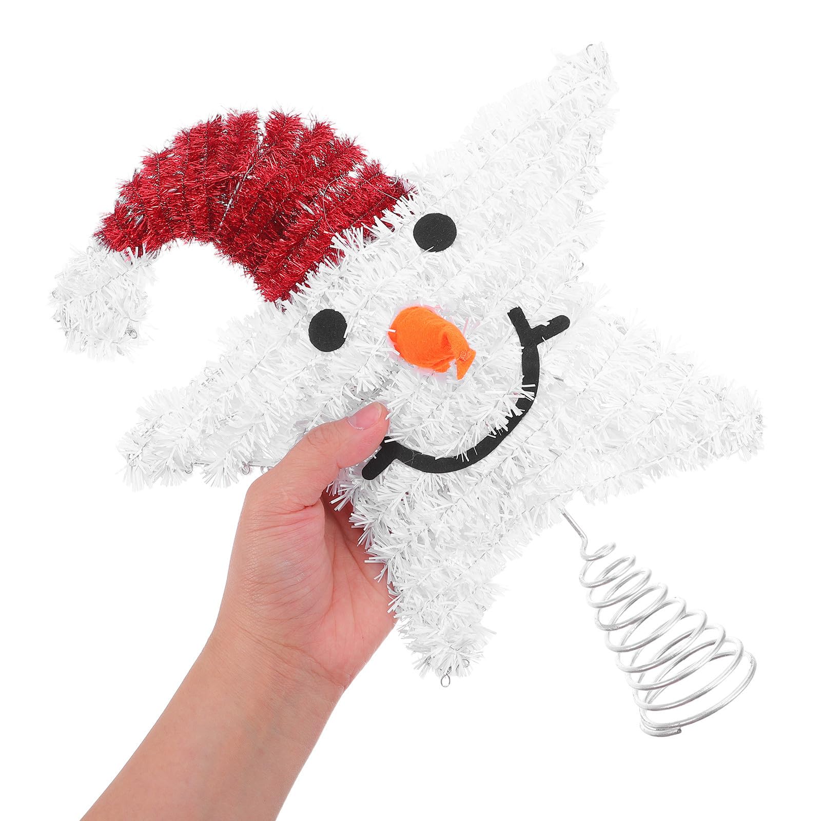 TOYANDONA 4 Pièces Étoile de Sapin Bonhomme de Neige, Décoration de Noël