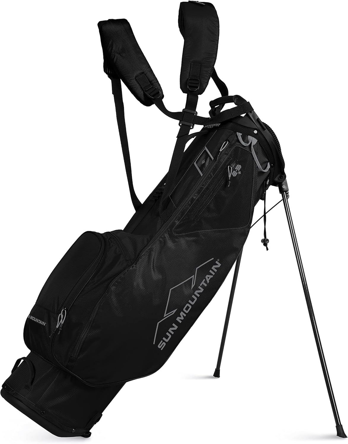Sun Mountain Mens 2022 2.5+ Stand Carry Golf Bag - Black