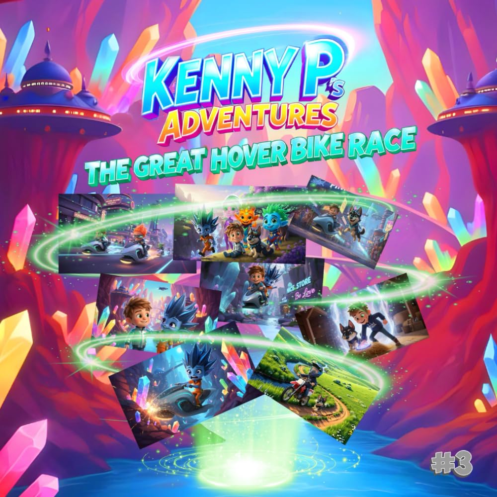 Kenny P's Adventures: Book #3 - The Great Hover Bike Race: A Fun-Filled Adventure Book for Kids About Kindness, Courage, Friendship, and Doing What's Right.
