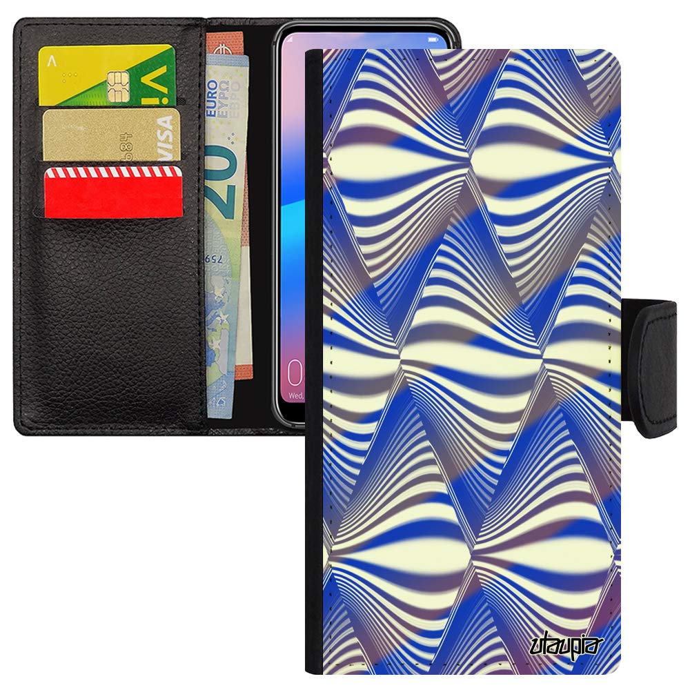 Etui portable S20 FE design illusion d'optique premium bleu - 2