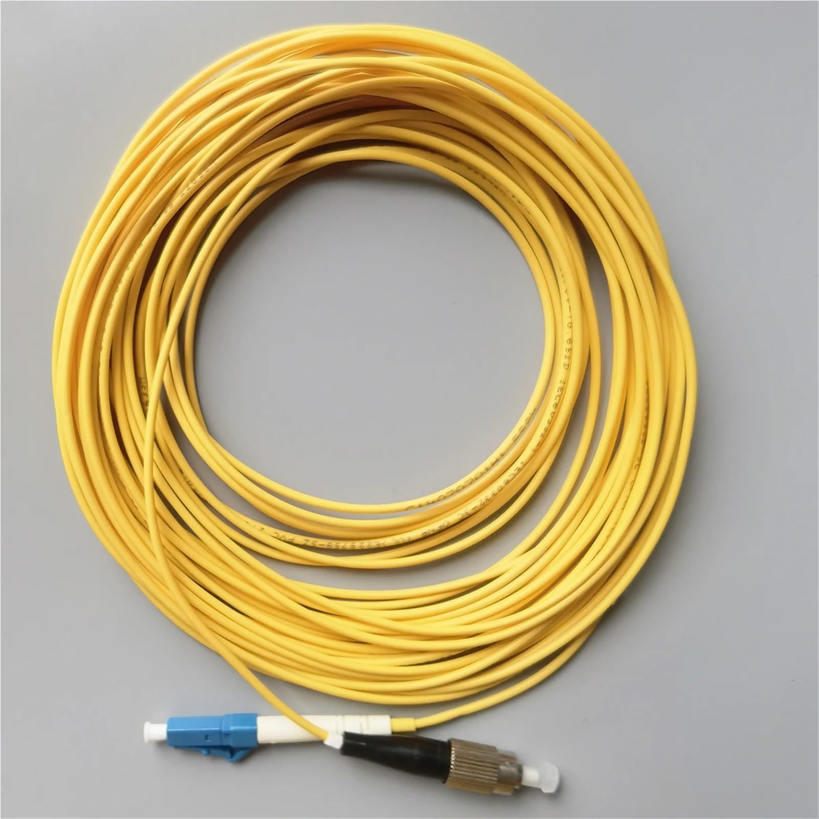 câbles à fibre optique, Cordon de raccordement fibre optique monomode FC/UPC-LC/UPC, diamètre 2,0 mm, 0,8 m/10 m(10M FCupc To LCupc)