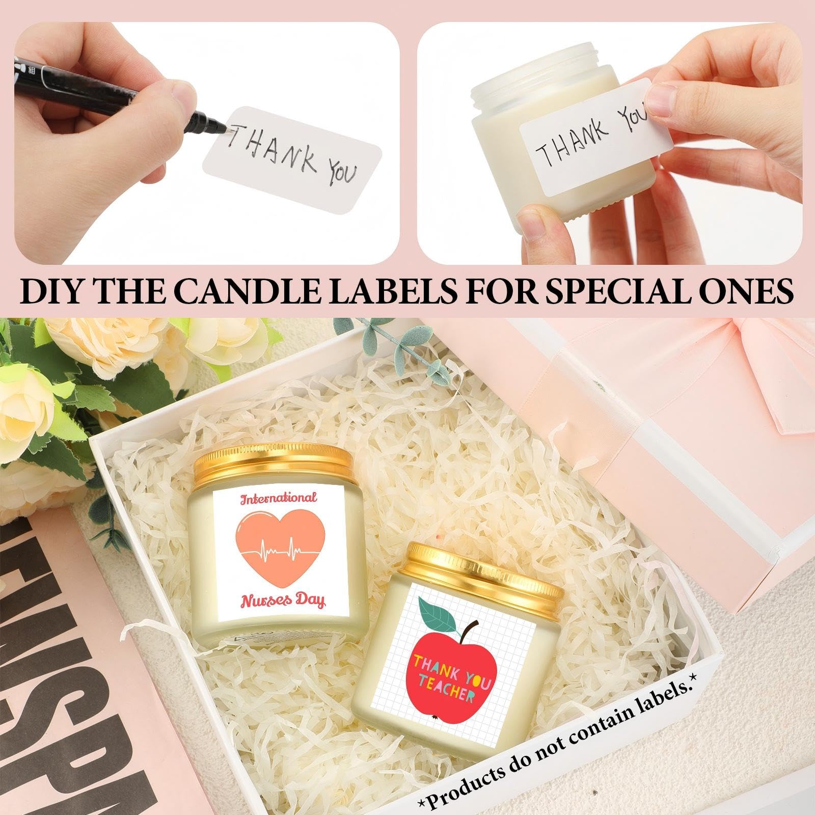 Yexiya 50 Stück Kerzen für Zuhause, 10 Düfte, Sojawachs, langlebig, Aromatherapie-Kerzen, Geschenk-Set, 100 ml, Lavendelglas, Kerzen, Entlastung und Entspannung, für Frauen und Männer, Valentinstag,