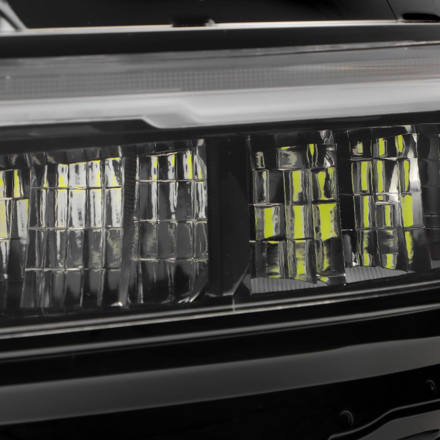 AKKON - Fits 2023-2025 Honda Accord [Full LED Reflect] Black Headlight w/DRL Tube Signal Driver Left Side Replacement