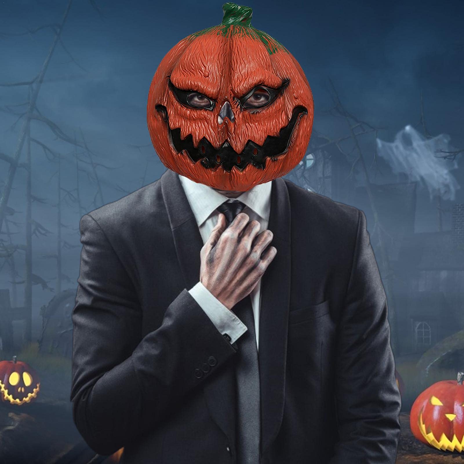 Amazon.co.jp: [KEIBIKA] PUERI かぼちゃ マスク ハロウィンマスク