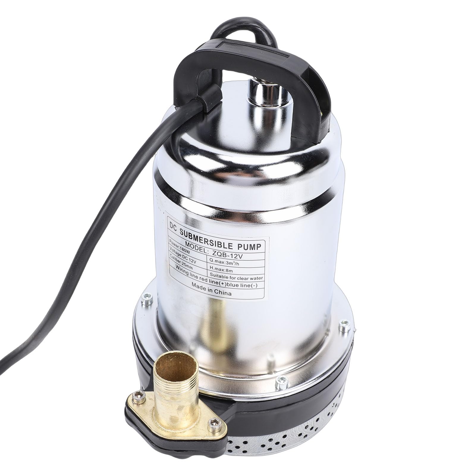 FTVOGUE Pompe Submersible 180W, Acier Inoxydable, Haute Levée, pour Usage
