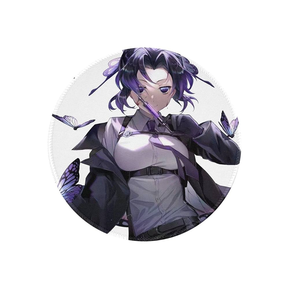 Amazon.co.jp: 鬼滅の刃 胡蝶 しのぶ Kochou Shinobu 丸型