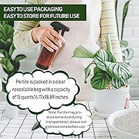 Vista 5 de 15QT Horticultural Perlite Bulk, Organic Perlite for Plants, Course Perlite for Gardening, for Plants Indoor, for Houseplants, to Promotes Soil Root