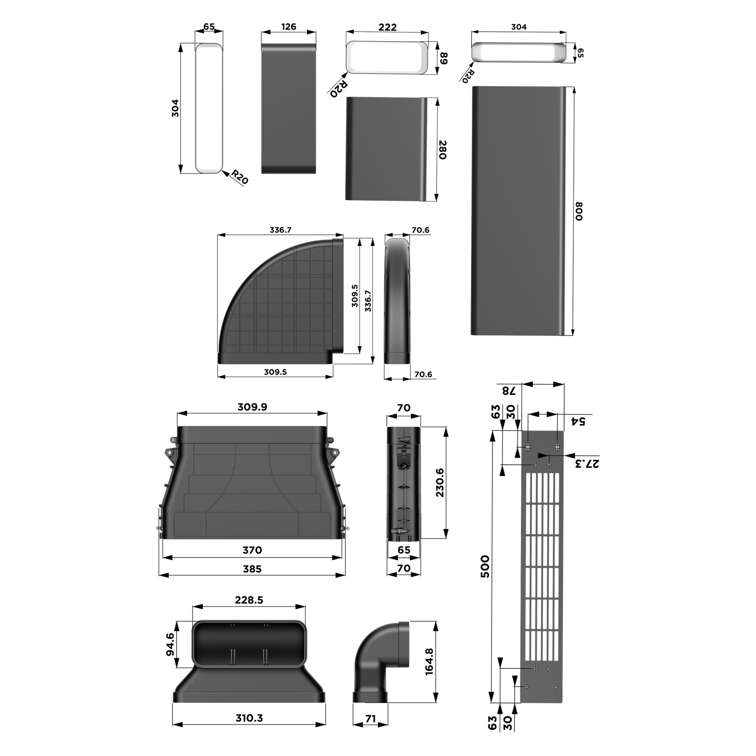 Cecotec Kit de Evacuación para Placas de Inducción Bolero Squad IH 4800. Sistema de Extracción para Placa de Cocina con Campana Integrada, Compatible con Bolero Squad IH 4800, Ideal Islas — view 3