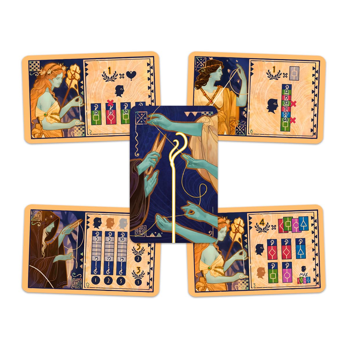 Devir - Moirai, Card Game, Greek Mythology Game, Fun and Fast, Ages 10 ( BGMOIML Devir - Moirai, Card Game, Greek Mythology Game, Fun and Fast, Ages 10 ( BGMOIML