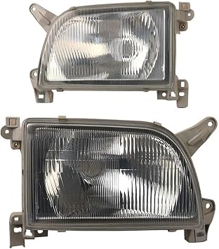 Headlight Assembly Automobile Headlight for Toyota for Hiace LH168 1998 1999 2000 2001 2002 2003 2004 Car Headlamp A Pair Front Lights