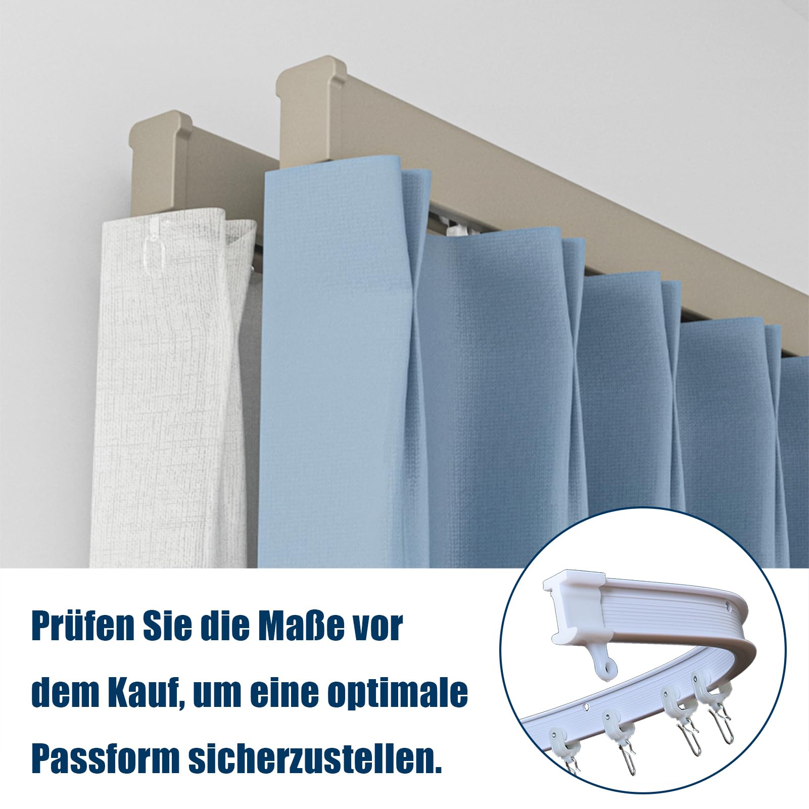 uxcell Lot de 8 rouleaux de rail de rideau en plastique avec roues de 10 mm de diamètre Blanc uxcell Lot de 8 rouleaux de rail de rideau en plastique avec roues de 10 mm de diamètre Blanc