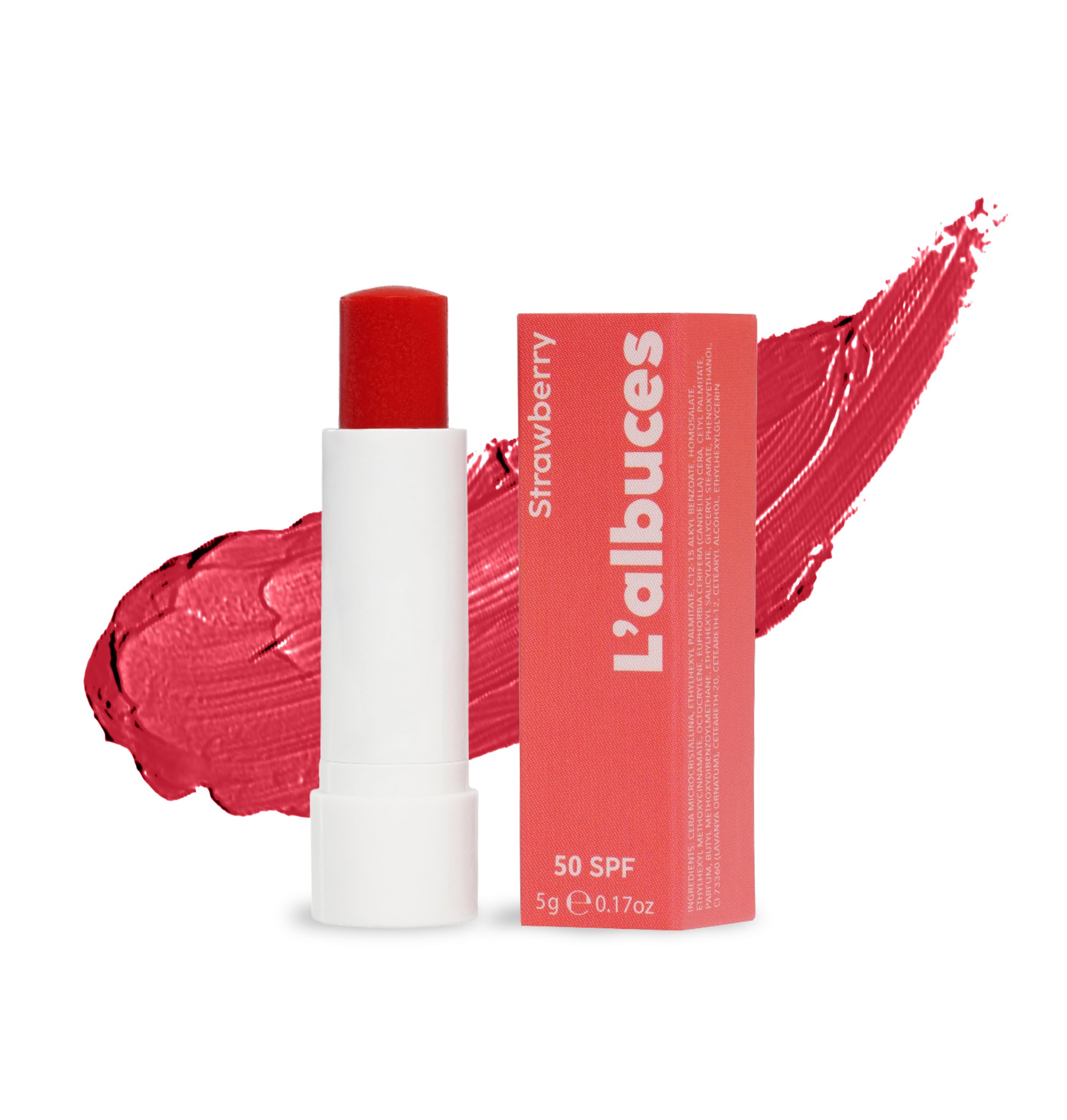 L'albuces Strawberry 50 SPF Lip Balm-Dudak Nemlendiricisi : Amazon