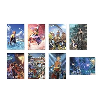 希少☆ファイナルファンタジーキャラクターカード8枚セット ファイナルファンタジー8 モンスター トレーディングカード 12枚