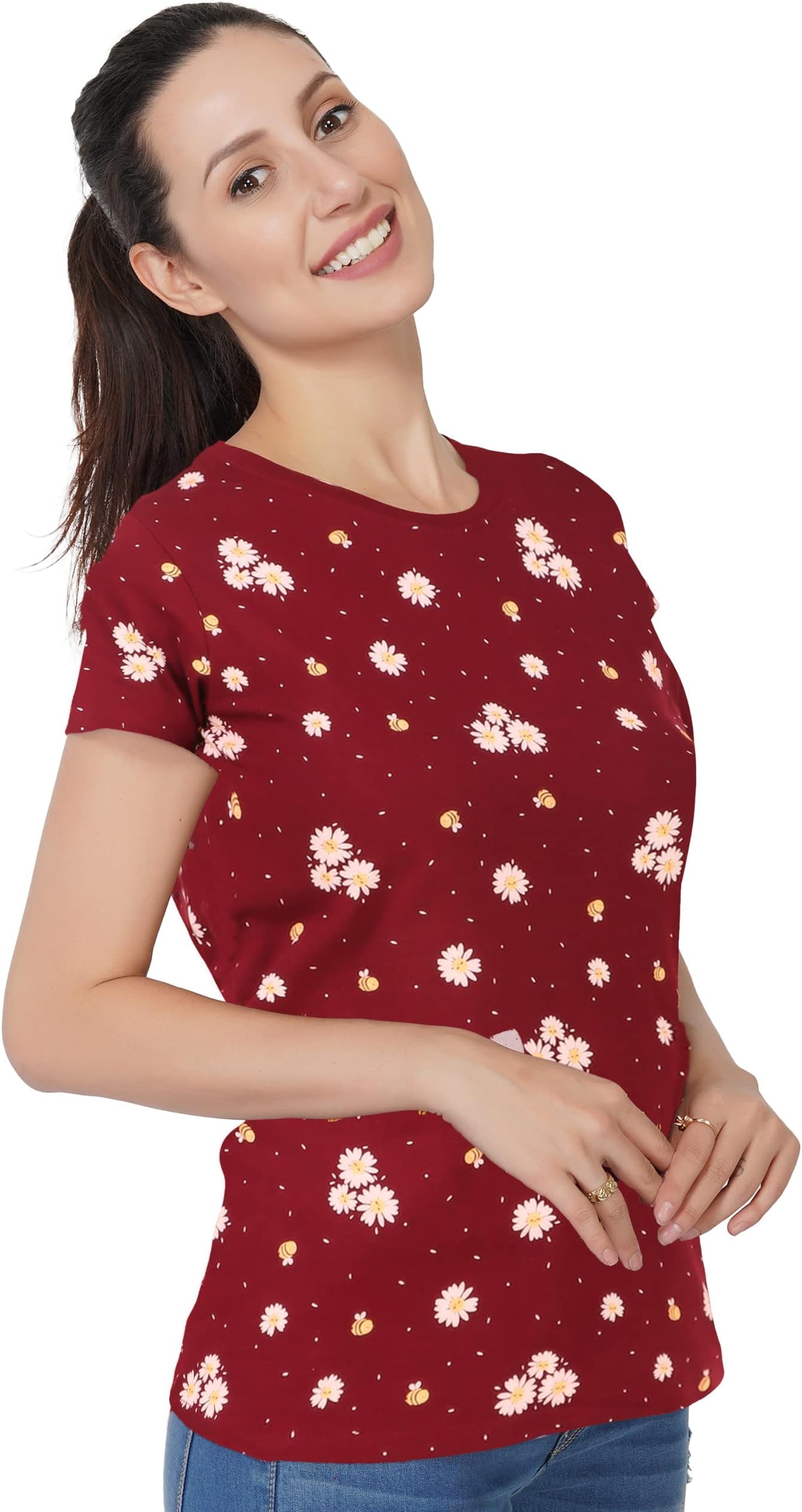 Stories.LabelWomen Printed T-Shirts Includes Plus Sizes (Sizes Small- 5XL)