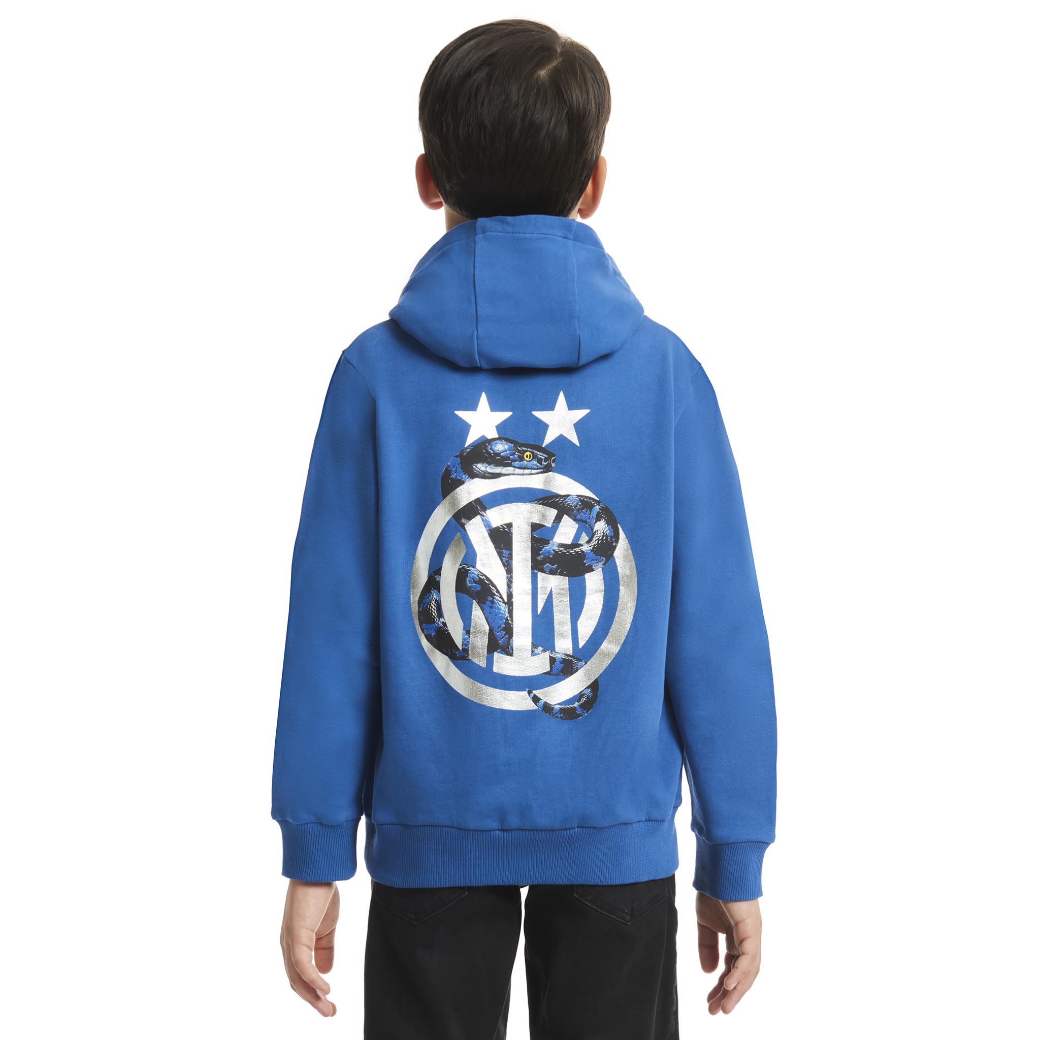 Inter Back To Stadium 22:43 Felpa con Cappuccio Unisex Bambini Ragazzi