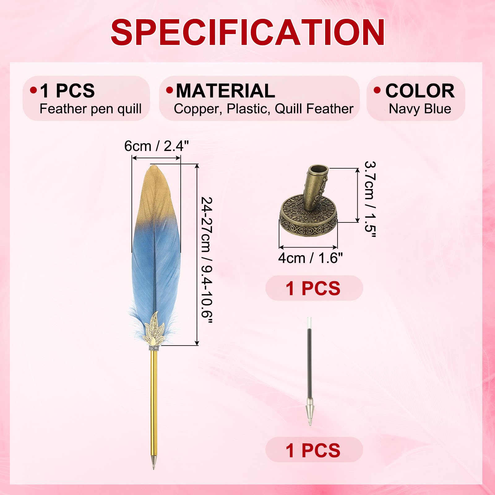PATIKIL Feather Pen Quill - Image 2