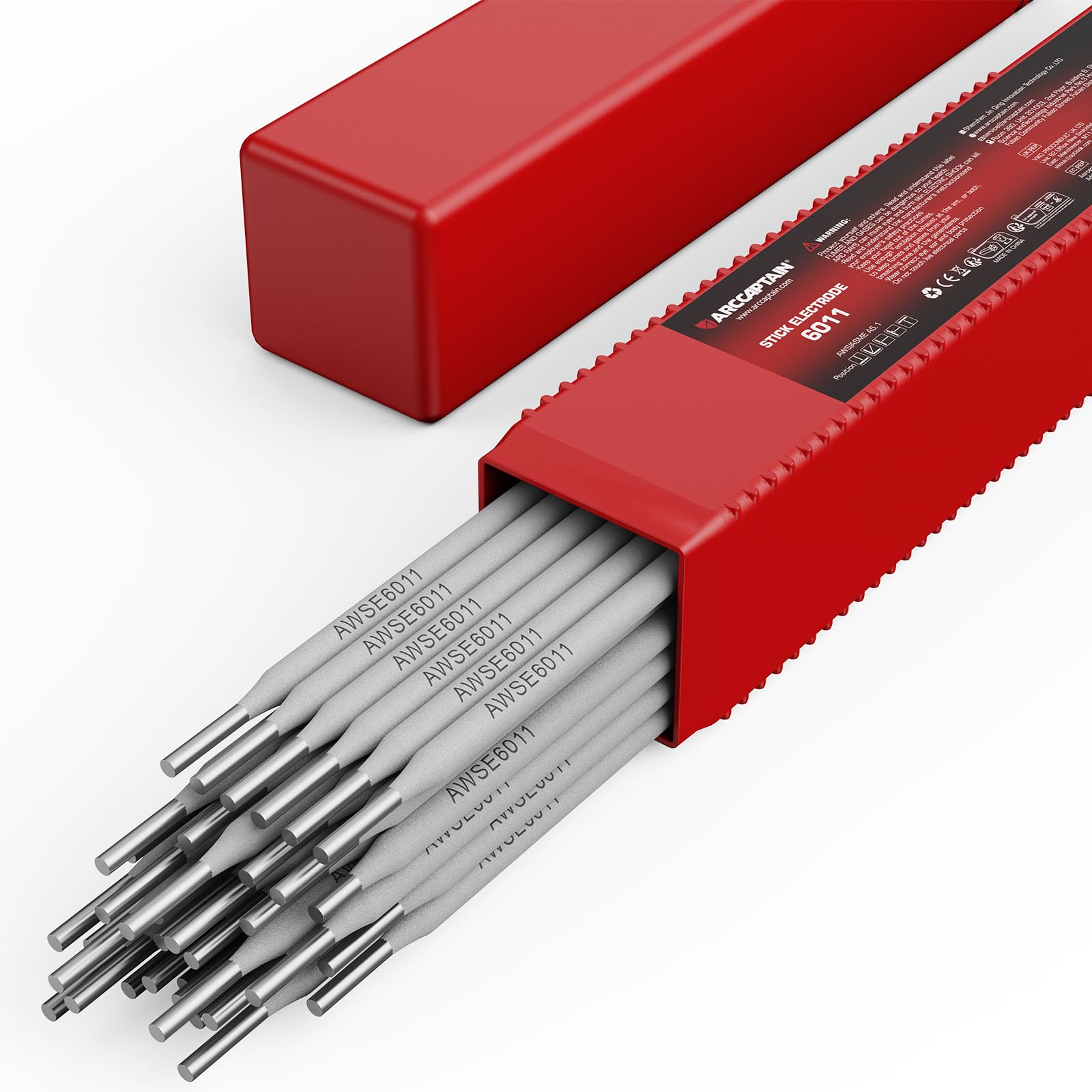 ARCCAPTAIN E6011 Welding Rods 1/8" 2LB Carbon Steel Stick Electrodes