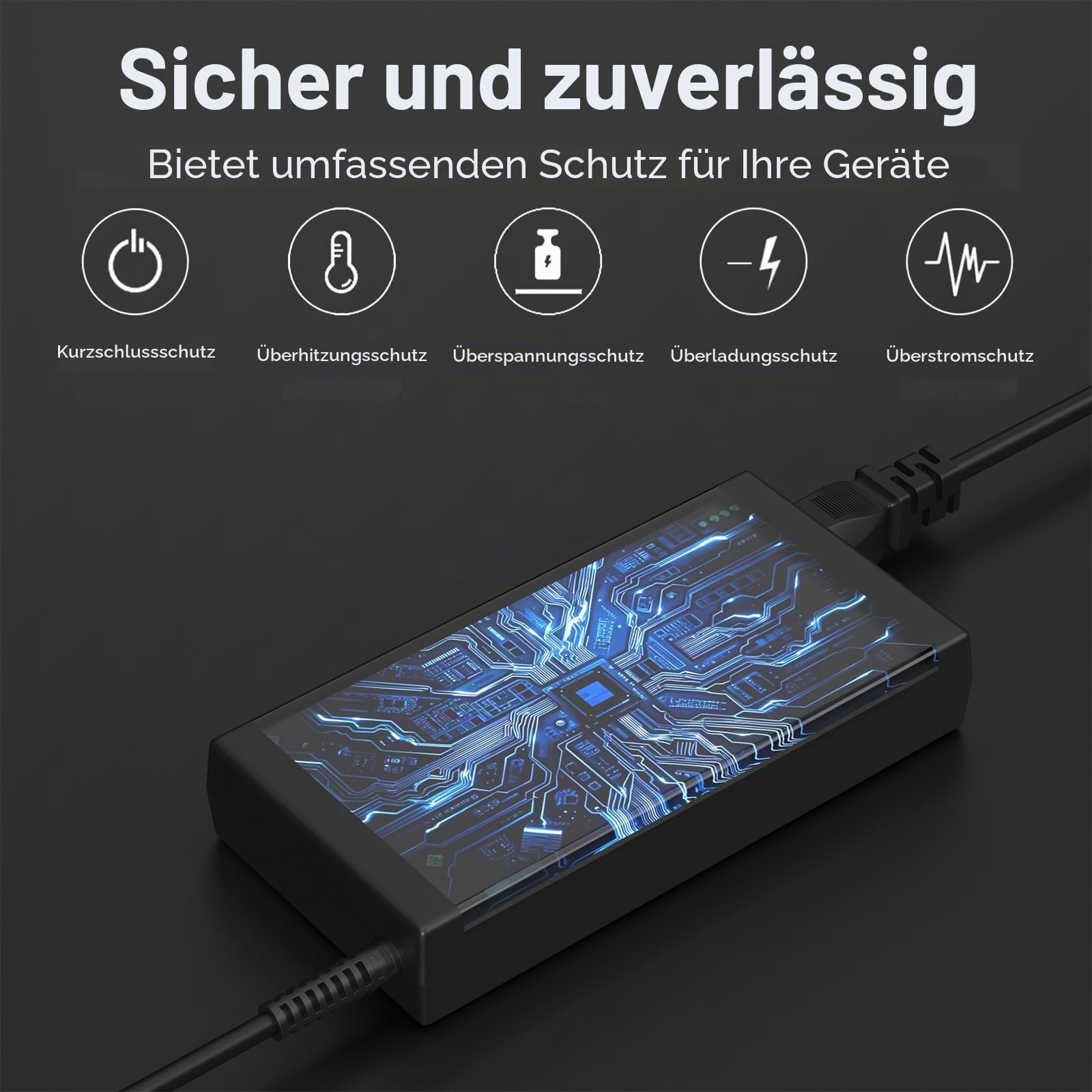 120W Laptop Ladegerät Netzteil Ladekabel für HP USB-C Dock G5 USB-C/A