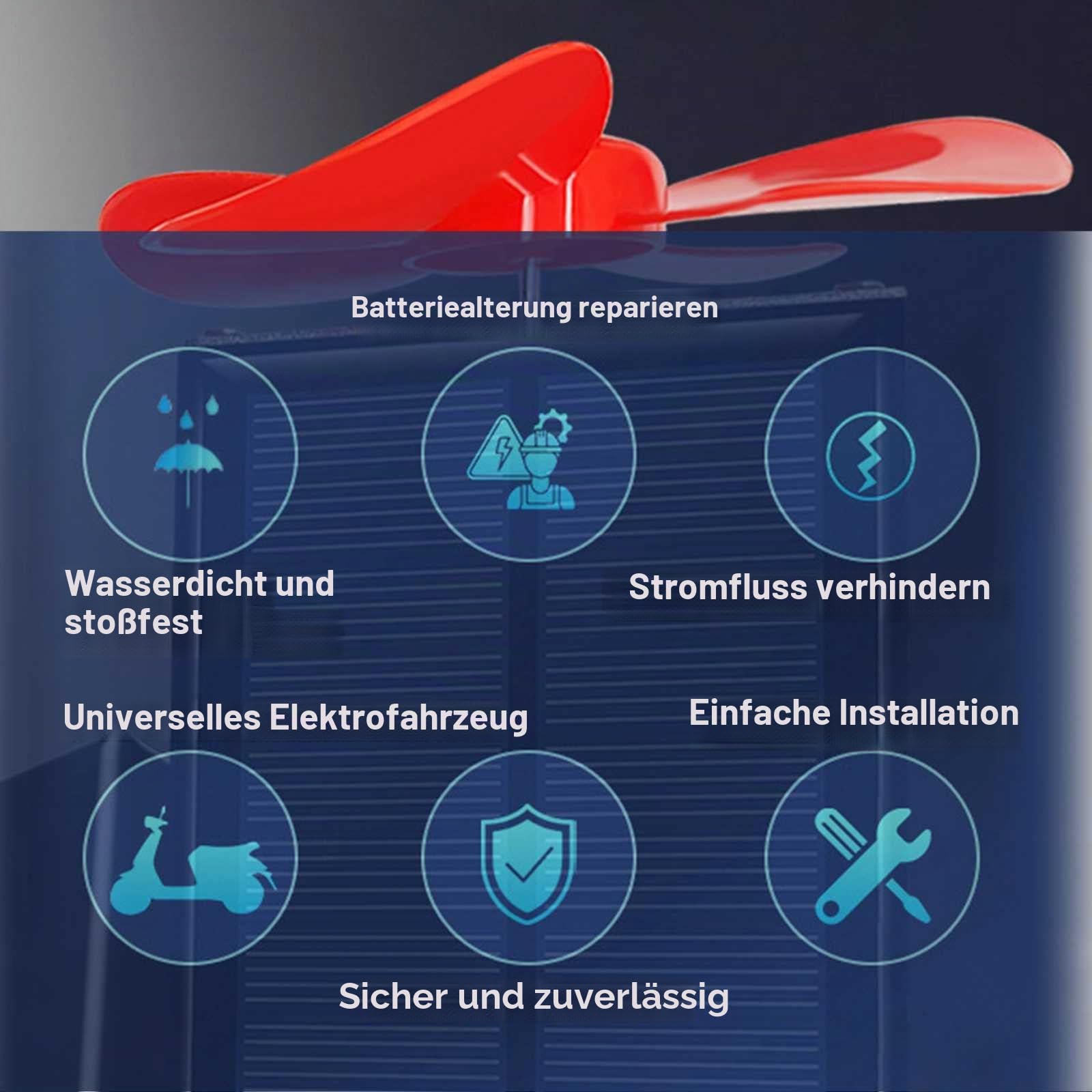 Solarstrombank, Wind Range Generatoren Automatisches Aufladen Von ElektromotorräDern Und Elektrofahrzeugen, Usb-Handy-Ladefunktion Wasserdicht Windkraft-Solarstrom-Generator