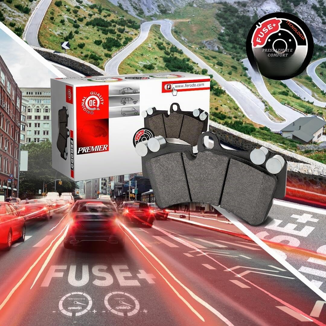 FERODO Kit pastiglie freni Anteriore Con contatto segnalazione usura con accessori FDB4044 Compatibilità con AUDI Q5 8RB A4 Avant 8K5, B8 A4 Sedan 8K2, B8 A5 Coupe 8T3 A5 Sportback 8TA | Compatibile con: AUDI A4 Allroad B8, A4 B8, A4 B8 Avant, A5, A5 Cabr
