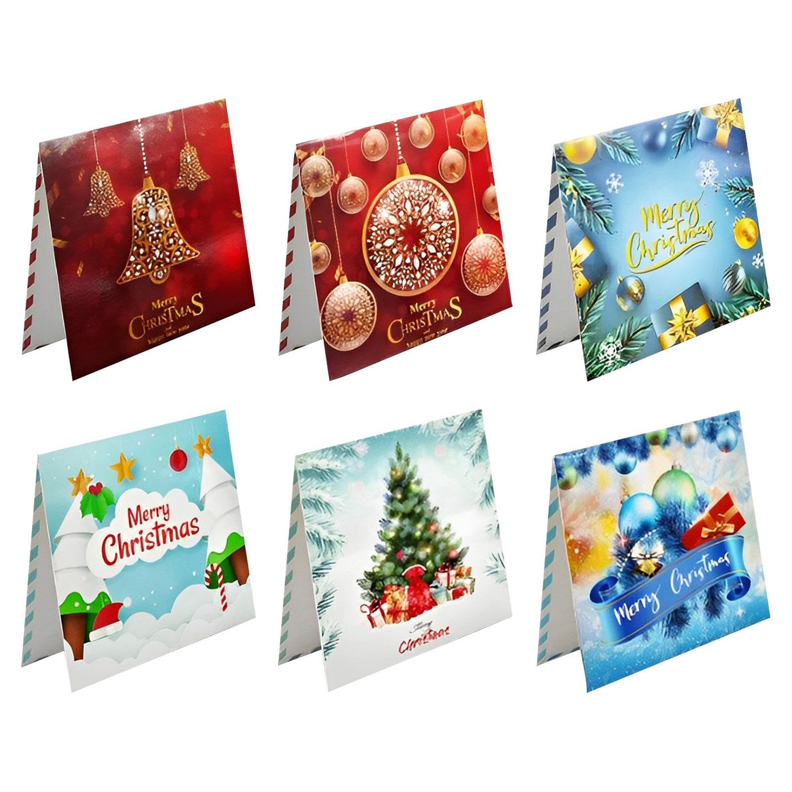 Amazon.co.jp: クリスマス カード,子供向けのラインストーンクリスマス