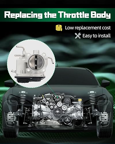 Miniatura 4 de SCITOO Cuerpo del acelerador S20128 Acelerador automotriz apto para Toyota para Camry 2.4l 2004-2005, para Toyota para Highlander 2.4l 2004-2007,