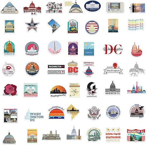 Miniatura 10 de Calcomanías del estado de Michigan, 50 unidades, calcomanías de vinilo impermeables para viajes de Michigan, botellas de agua, laptop, equipaje,