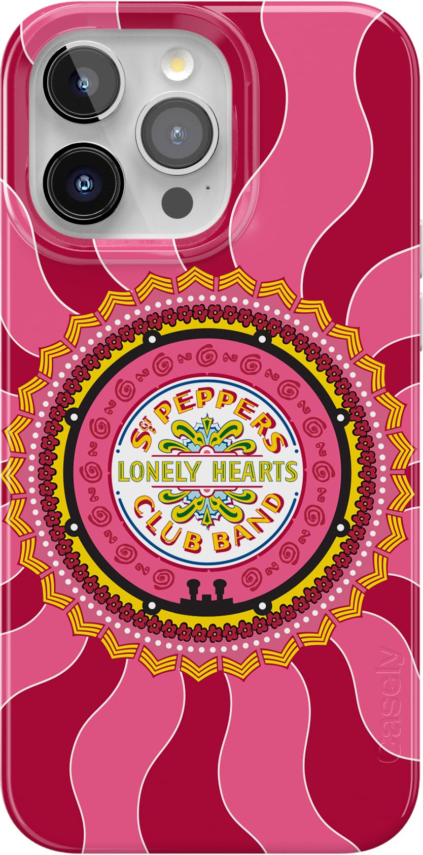 Casely iPhone 15 Pro Max Case | Beatles | Lonely Hearts Club | SGT. Pepper's | Classic Case Compatible with MagSafe