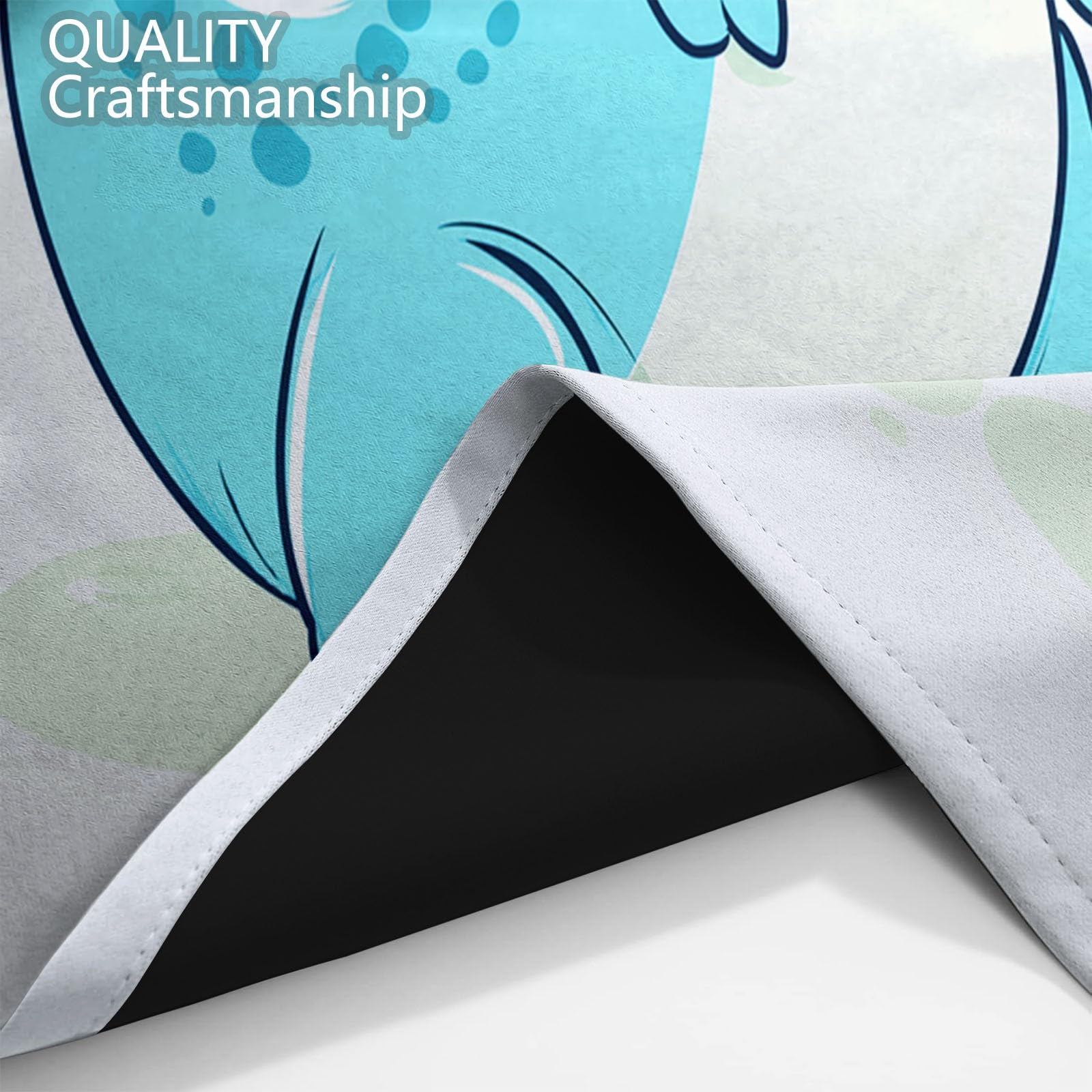 Générique Rideaux Occultants Animaux Dinosaures, Rideaux Imprimé Isolant Thermique Anti Froid - Draperies Polyester Oeillet Style Dessin Animé pour Chambre Salon Décoration Lot de 2 110L x 215H cm