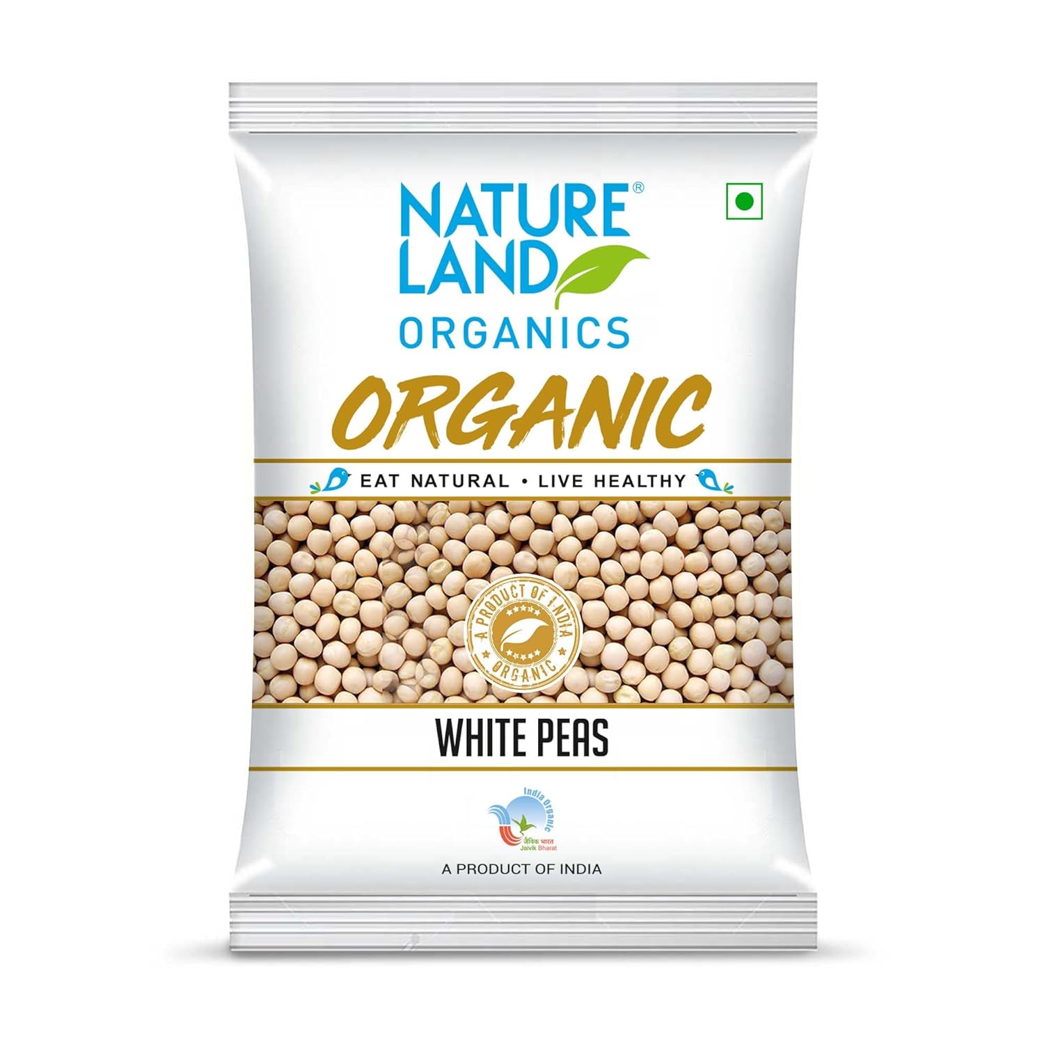 Natureland Organics White Peas 500 Gm – Organic Peas Natureland Organics White Peas 500 Gm – Organic Peas