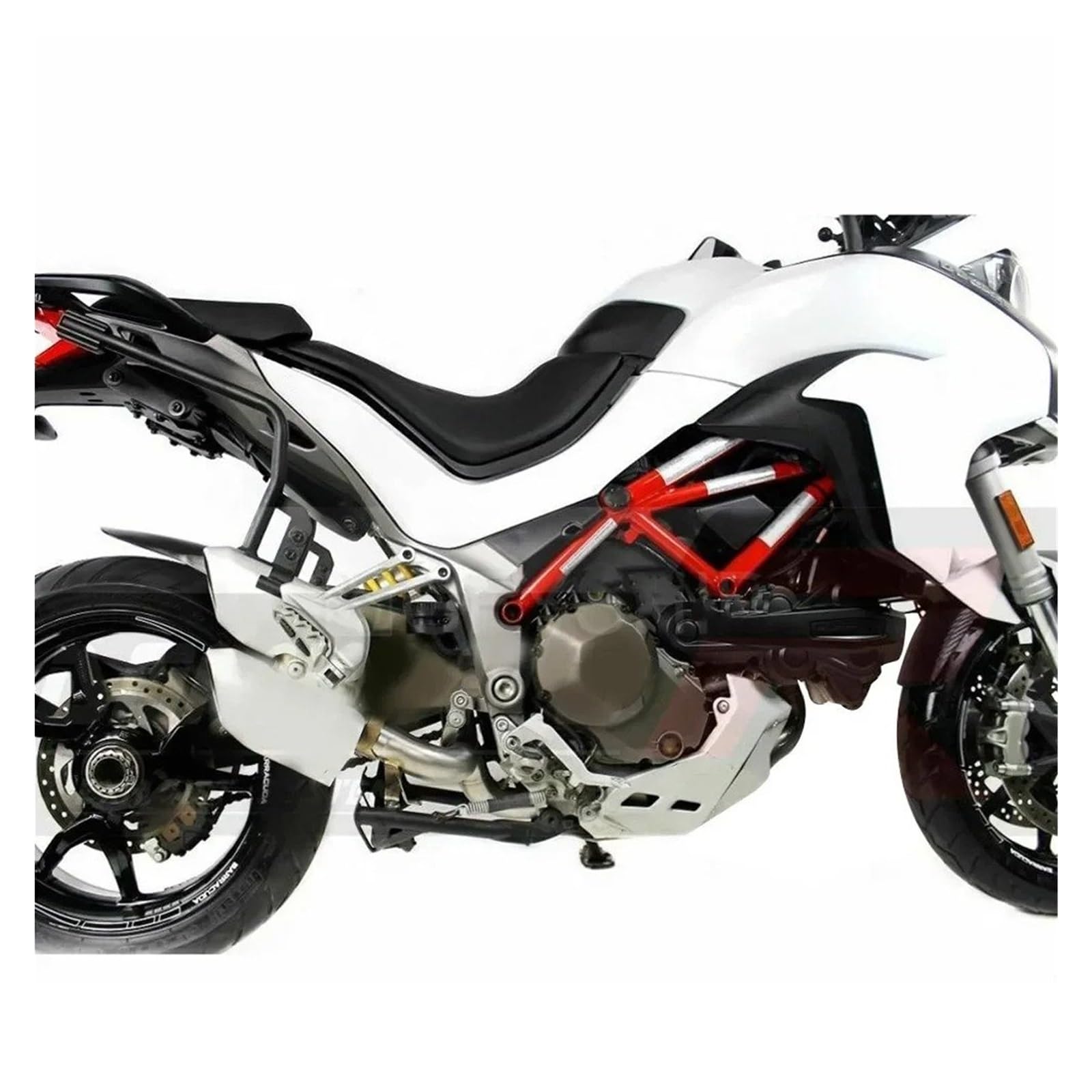 Motorrad Auspuffrohr-Resonator Für Ducati Multistrada 1260 Multistrada 1260S 1260 S Multistrada 1260S MTS1260 2018-2020 Motorrad Auspuff Slip-on