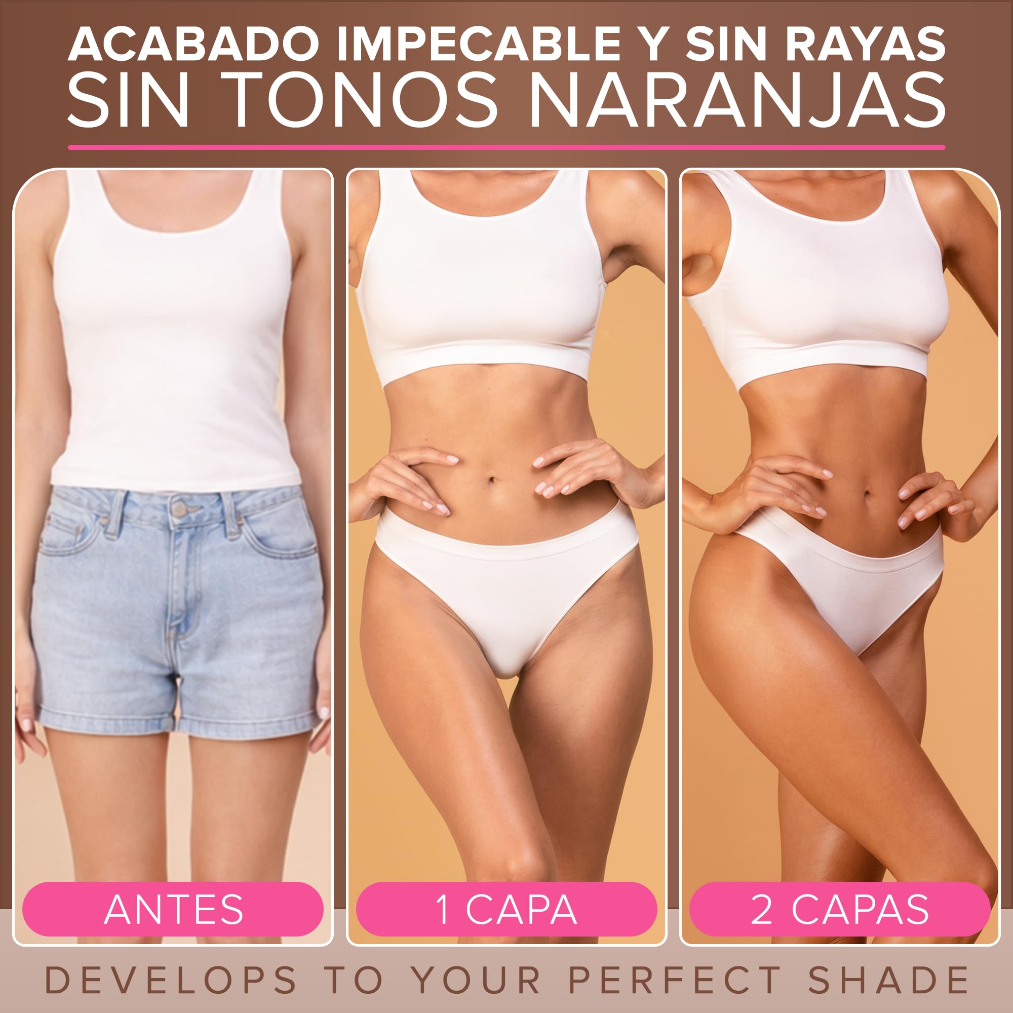 NYK1 TanForce Autobronceador Para Bronceado Natural (250ml) Autobronceadora Para Un Acabado Suave Y Sin Marcas - Secado Rápido, Sin Transferencia, Autobronceadora Gradual Para Rostro Y Cuerpo