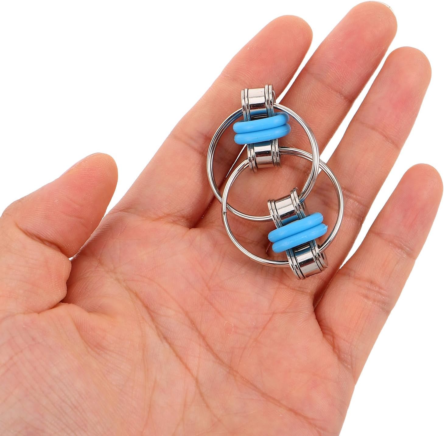 21pcs Fidget Flippy Chain Keychain Stress Relief Toy for Adults image 4